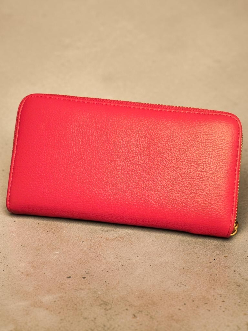 Tory Burch Pink Zip-Around Leather Wallet - Picture 2 of 5